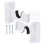 1 paire de supports muraux multifonction pour raquettes 1