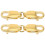 2 pièces fermoirs doubles homard pour - DIY bracelets colliers 6