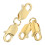 2 pièces fermoirs doubles homard pour - DIY bracelets colliers 8