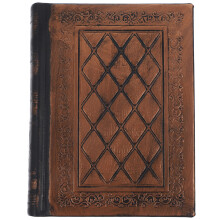 carnet de notes couverture ajourée européen bronze
