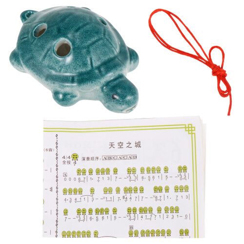 ensemble à bec ocarina forme tortue idéal débutants 2