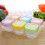 6 récipients cubiques 60 ml pour aliments bébé, congélation 4