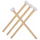 4 maillets pour gong, percussion chinoise, massettes d'instrument 5