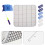 ensemble de crochets fermetures diy pour tapis, idéal débutants 11