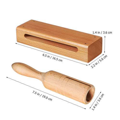 2 lots d'instruments de percussion éducatifs avec baguettes 2