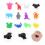 12 marqueurs verre vin silicone animaux identification 4
