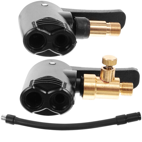 adaptateur valve 2 pièces pour à air buse filetée 1