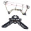 Support-pied réglable pour arc d'archerie, style ciseaux noir 4