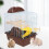 cage 2 pour hamster chinchilla marron 2