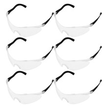 6 lunettes de transparentes enfants – protection confortable
