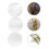 2pcs starry transparent coasters, creative cup mat, practical design 5