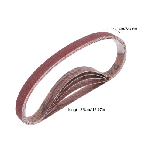 30 Pcs Brown Sand Belt Sandpaper Roll Sander Sanding Belts 1