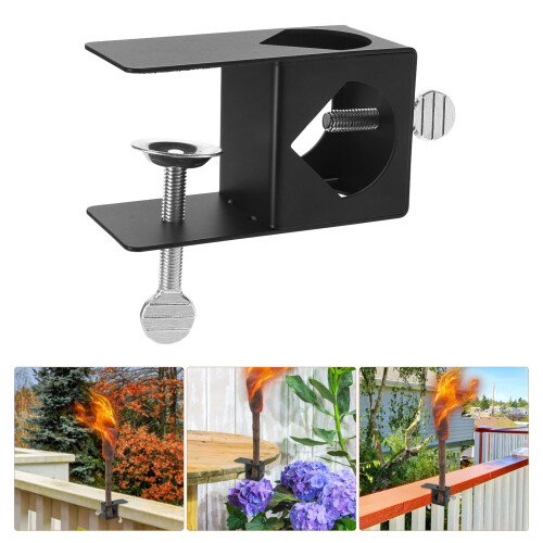 Universal Torch Clamp Black 1pack 3.9x2.4x1.8in 2