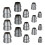15pcs Hammer Wedges Wood Splitting for Handle Replacement 10