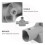 t shaped 3 way plastic pipe connector with silicone suction cup 8