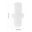 20 Pcs Handle Connector For Toilet Brush Pole Adapter White 2