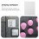 2 Pcs Double Sided Stickers Transparent Adhesive Waterproof Glue 11
