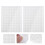 2 Pcs Double Sided Stickers Transparent Adhesive Waterproof Glue 4