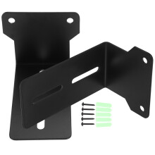 Universal Speaker Stand Sleek Speaker Wall Mount Black 1 Set