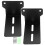 Universal Speaker Stand Sleek Speaker Wall Mount Black 1 Set 10