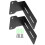 Universal Speaker Stand Sleek Speaker Wall Mount Black 1 Set 9