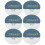 6pcs Disposable Compressed Bath Towel Tablet for Travel 3