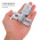 Zehuanyu  Door Pivot Hinges Heavy Duty Adjustable Bin Activity Silver 7