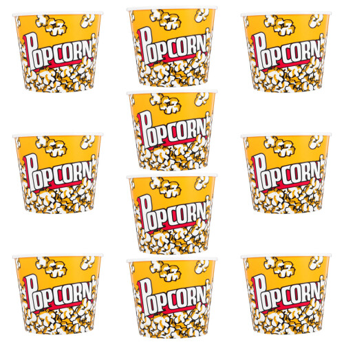 10pcs reusable popcorn baskets for movie night