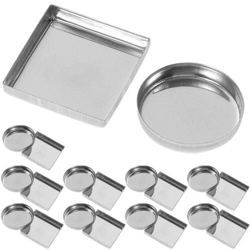 30Pcs Empty Metal Pan For Eyeshadow And Makeup Palette