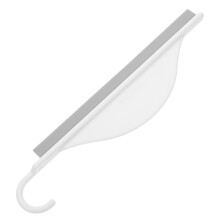 Window Tint Tool Shower Squeegee White Abs Silicone 1pcs
