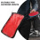Table Tennis Bat Case Decorative Pingpong Racket Bag Plastic Storage 8