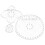 3pcs acrylic stencils for diy keychain pattern templates 7