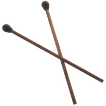 Working Mallet For Drum Tongue Drum Mallets Black 2pcs
