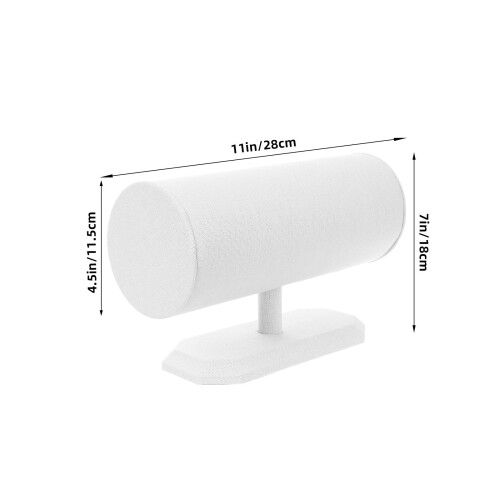 Hair Hoops Frame White Linen Head Buckle Display Rack 2