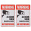 Camera Sign Wall Decor Iron Multi 2 Pcs 3