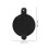 Easy Install Copper Peephole Protector For Entry Doors Black 2