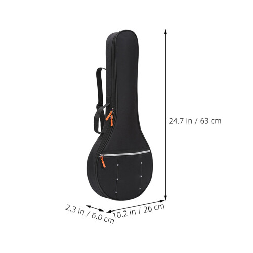 Banjo Hard Case Portable 4 String Musical Instrument Storage Bag 1