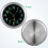 Round Car Clock Accessories Silver Electroplated Steel 1pcs 7