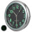 Round Car Clock Accessories Silver Electroplated Steel 1pcs 9