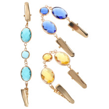Opening Clips Set Sweater Pins Cardigan Women'S Clasps For Chain
