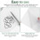 8 Sheets Wash Away Pva Embroidery Stabilizer For Home Use 7