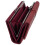 (Red) Lorenz Ladies Leather Purse/Wallet Multiple Slots 5