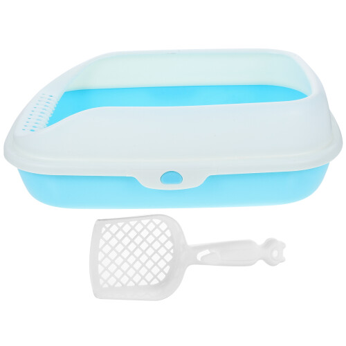 Sky- Litter Box Semi-Enclosed Design Spill Prevention