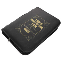 Vintage Cross Bible Carry Case With Zipper Handle Protective Cover