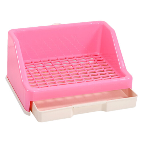 Anti Fall Bunny Potty Plastic Litter Box Drawer For Rabbits