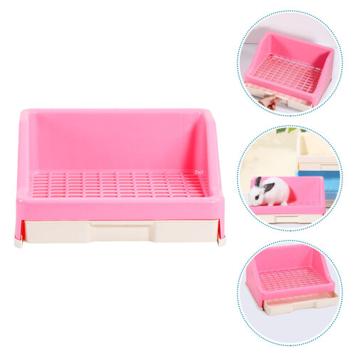 Anti Fall Bunny Potty Plastic Litter Box Drawer For Rabbits 2