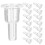 Soft Earring Pads Clear Back Pads Transparent 50pcs 1