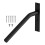 Handrail Bracket Stairs Iron 1pack 15.7x9.8x2.0in 5