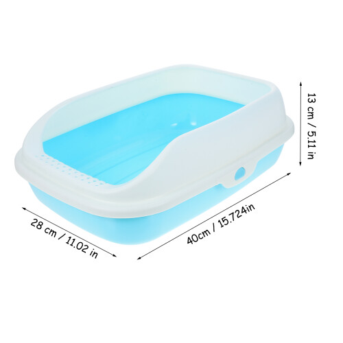 Sky- Litter Box Semi-Enclosed Design Spill Prevention 1