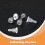 Soft Earring Pads Clear Back Pads Transparent 50pcs 10